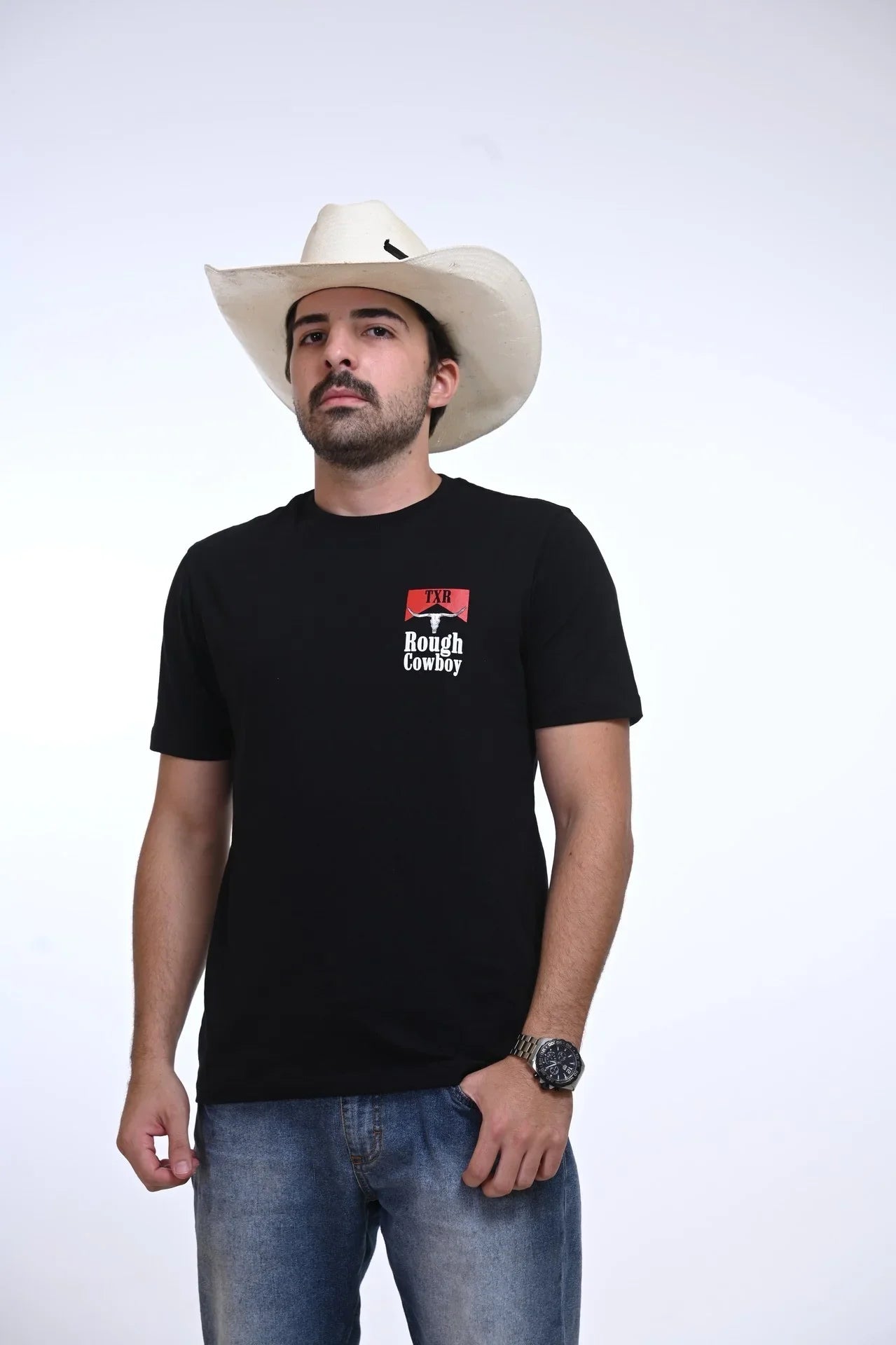 Camiseta R. Cowboy Preta
