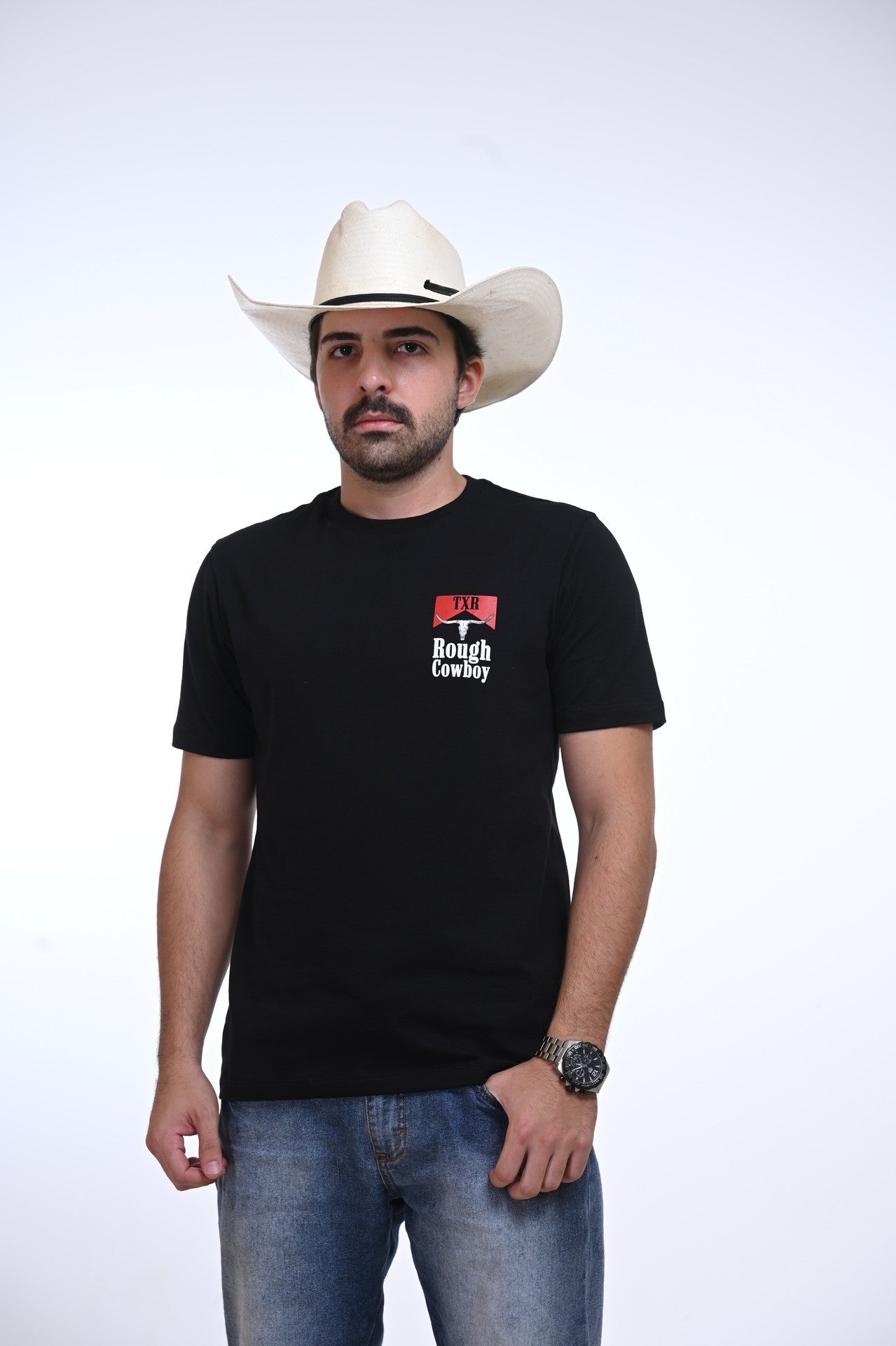 Camiseta R. Cowboy Preta